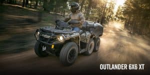Outlander 6x6 650 DPS With Flat Bed kit