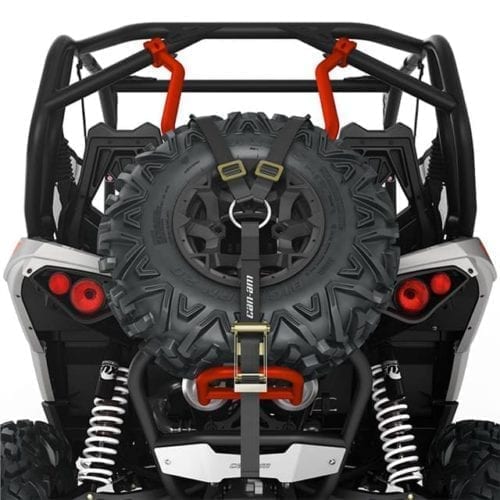 Baja-Style Spare Tire Holder - Can-Am Red
