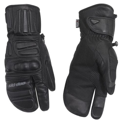 Leather Hybrid Mitts