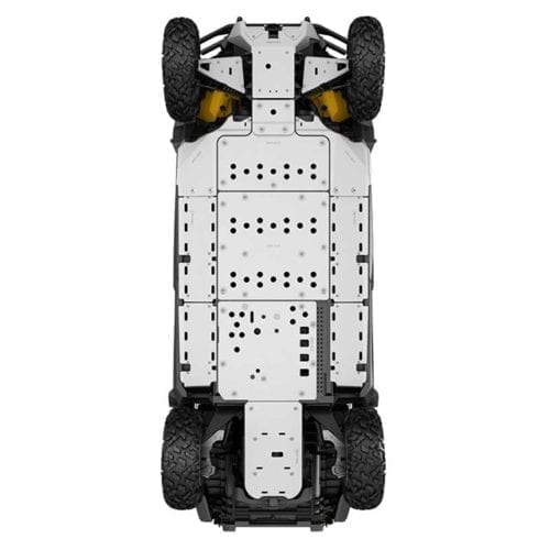 Rear skid plate Commander MAX Задняя защита для квадроцикла